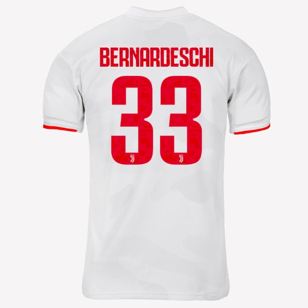 Camiseta Juventus NO.33 Bernaroeschi 2ª 2019/20 Gris Blanco